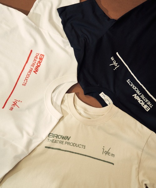 idem（イデム）の「Staff T-shirt【idem × BROWN THEATRE PRODUCTS】（Tシャツ/カットソー・レディース・ホワイト/ブラック/ベージュ・FREE）」の14枚目の写真