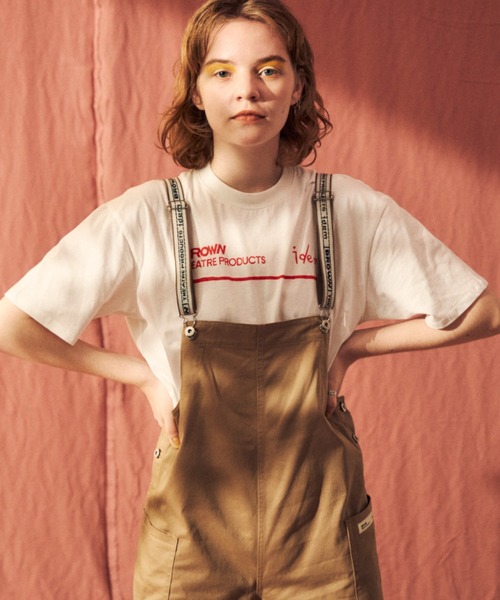 idem（イデム）の「Staff T-shirt【idem × BROWN THEATRE PRODUCTS】（Tシャツ/カットソー・レディース・ホワイト/ブラック/ベージュ・FREE）」の4枚目の写真