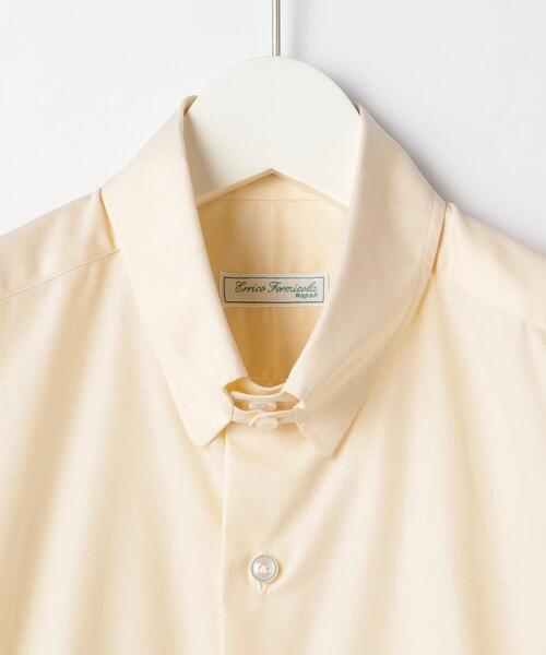 ERRICO FORMICOLA（エッリコフォルミコラ）の「＜Errico Formicola（エリコ フォルミコラ）＞E/E タブカラー シャツ（ビジネスシャツ・メンズ・ベージュ・37cm/39cm/40cm/41cm/42cm/38cm）」の4枚目の写真