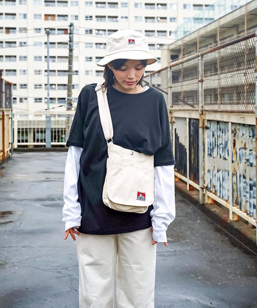 BEN DAVIS（ベンデイビス）の「【BEN DAVIS/ベンデイビス】ワンポイントロゴ　クラシックバケットハット8630　サイズ調整機能付　レオパード柄（ハット・メンズ・イエロー/ライトベージュ/ブラック/ホワイト/チャコールグレー・FREE）」の16枚目の写真