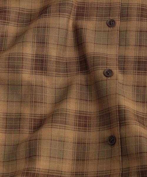 Andemiu(アンデミュウ)の「チェックフレア2WAYワンピース228127(ワンピース・レディース・ブラウン/ブルー/キャメル/オフホワイト/ダークブラウン/ライトブルー・SMALL/MEDIUM)」の21枚目の写真