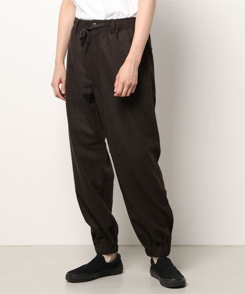 BROOKLYN OVERALL（ブルックリンオーバーオール）の「ストレッチフラノイージーパンツ（その他パンツ・メンズ・グレー/ブラウン・MEDIUM/LARGE）」の2枚目の写真