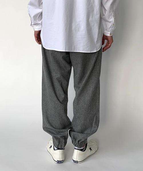 BROOKLYN OVERALL（ブルックリンオーバーオール）の「ストレッチフラノイージーパンツ（その他パンツ・メンズ・グレー/ブラウン・MEDIUM/LARGE）」の7枚目の写真