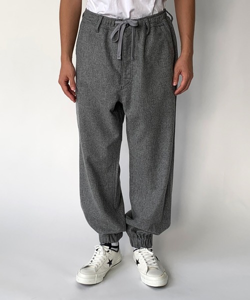 BROOKLYN OVERALL（ブルックリンオーバーオール）の「ストレッチフラノイージーパンツ（その他パンツ・メンズ・グレー/ブラウン・MEDIUM/LARGE）」の8枚目の写真