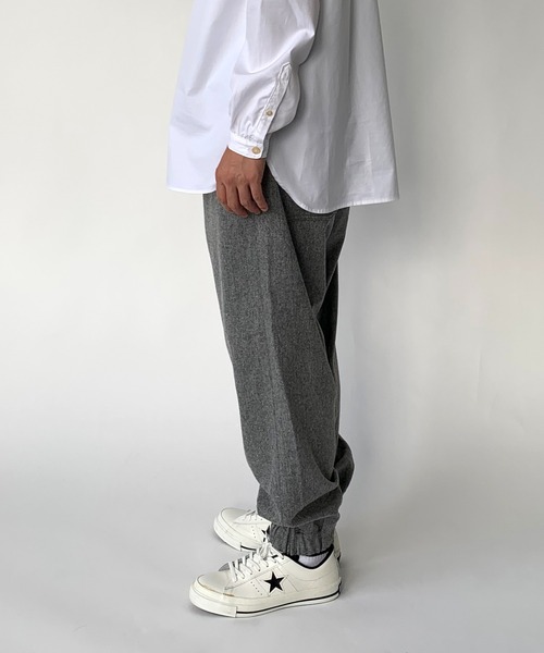 BROOKLYN OVERALL（ブルックリンオーバーオール）の「ストレッチフラノイージーパンツ（その他パンツ・メンズ・グレー/ブラウン・MEDIUM/LARGE）」の6枚目の写真