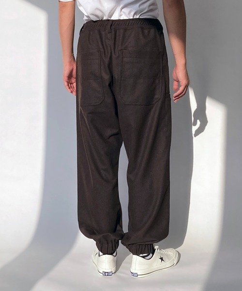 BROOKLYN OVERALL（ブルックリンオーバーオール）の「ストレッチフラノイージーパンツ（その他パンツ・メンズ・グレー/ブラウン・MEDIUM/LARGE）」の16枚目の写真