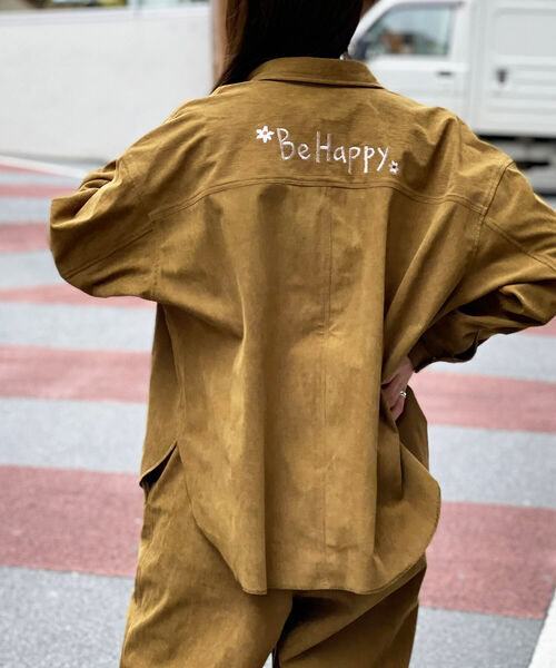 FREDY&GLOSTER(フレディアンドグロスター)の「Be happy 刺繍シャツ(シャツ/ブラウス・レディース・オリーブ/アイボリー/ブラック・38)」の17枚目の写真