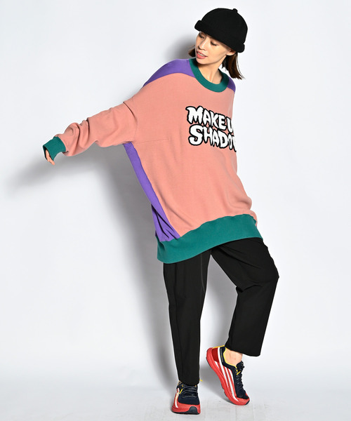 ALDIES（アールディーズ）の「MUS Funny Sweat / エムユーエスファニースウェット（スウェット・メンズ・イエロー/ブラック/ピンク・FREE）」の3枚目の写真