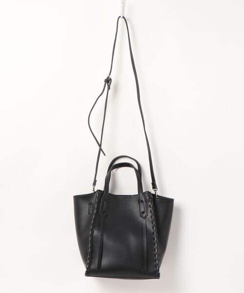 AULI（アウリィ）の「2WAYスクエアトートバッグ（トートバッグ・レディース・ライトグレー/ブラック/モカ・FREE）」の8枚目の写真