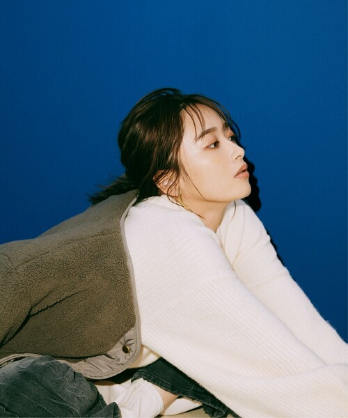 THE SHOP TK （ザ ショップ ティーケー ）の「◆【近藤千尋さんコラボ】袖ボリュームニット（ニット/セーター・レディース・チャコールグレー/ブラック/グリーン/アイボリー/ベビーピンク/ライトベージュ・11/12/13/14）」の11枚目の写真