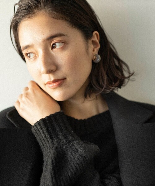 THE SHOP TK （ザ ショップ ティーケー ）の「◆【近藤千尋さんコラボ】袖ボリュームニット（ニット/セーター・レディース・チャコールグレー/ブラック/グリーン/アイボリー/ベビーピンク/ライトベージュ・11/12/13/14）」の20枚目の写真