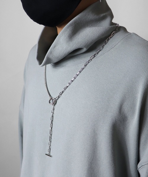 Confirm（コンファーム）の「Confirm / コンファーム チェーン×チェーンネックレス（ネックレス・メンズ・グレー・FREE）」の9枚目の写真