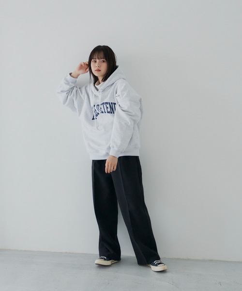 flaner(フラネ)の「ハイウエストストレートスラックス【ユニセックス対応】(その他パンツ・レディース・ブラック・SMALL/MEDIUM/LARGE)」の16枚目の写真