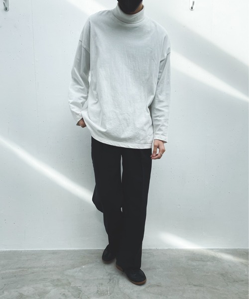 flaner(フラネ)の「ハイウエストストレートスラックス【ユニセックス対応】(その他パンツ・レディース・ブラック・SMALL/MEDIUM/LARGE)」の12枚目の写真