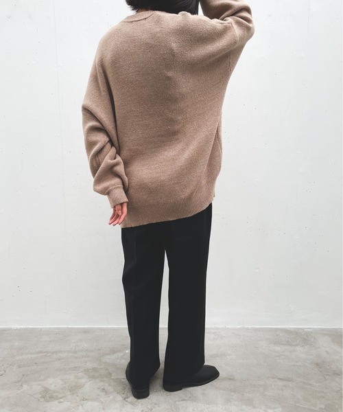 flaner(フラネ)の「ハイウエストストレートスラックス【ユニセックス対応】(その他パンツ・レディース・ブラック・SMALL/MEDIUM/LARGE)」の8枚目の写真