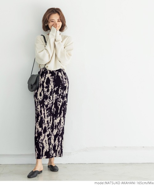 coca(coca)(コカ)の「大人タイダイ細プリーツスカート(スカート・レディース・その他・ONE SIZE)」の4枚目の写真