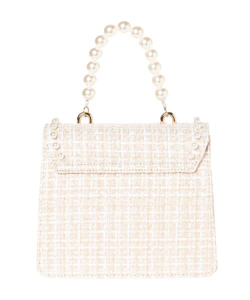 INGNI(イング)の「パールハンドルショルダーBAG(トートバッグ・レディース・ブラック/アイボリー・ONE SIZE)」の6枚目の写真