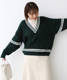 IENA | 【JANE SMITH/ジェーンスミス】チルデンニット◆(ニット/セーター)