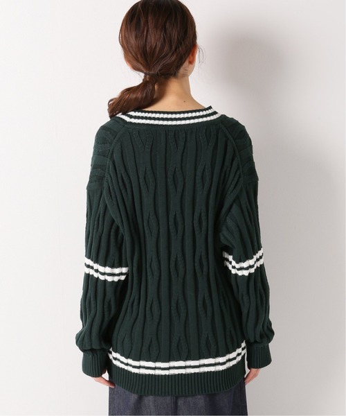 IENA（イエナ）の「【JANE SMITH/ジェーンスミス】チルデンニット◆（ニット/セーター・レディース・グリーン・FREE）」の10枚目の写真