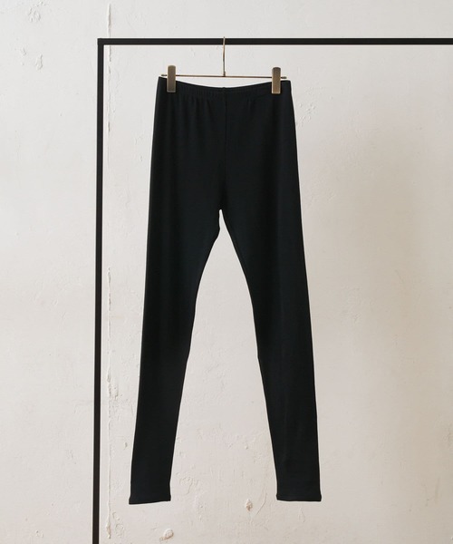 BEARDSLEY（ビアズリー）の「高級綿100％を使用した柔らかな ふんわりとした肌触りAWAYUKIスパッツ（レギンス/スパッツ・レディース・ブラック/ベージュ・FREE）」の2枚目の写真