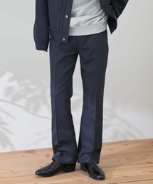 『セットアップ対応』 センタープレスストレートパンツ