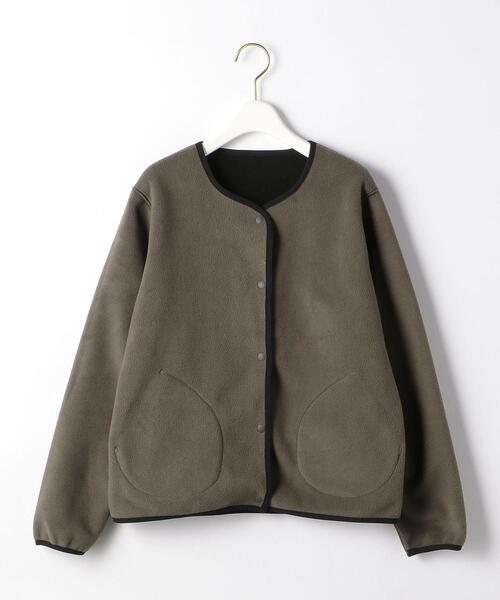 UNITED ARROWS LTD. OUTLET(ユナイテッドアローズアウトレット)の「<A DAY IN THE LIFE> ボンディング×フリース リバーシブルカーディガン(カーディガン/ボレロ・レディース・ナチュラル/ブラック・FREE)」の17枚目の写真