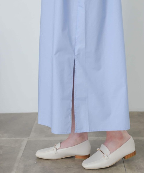 SENSE OF PLACE by URBAN RESEARCH（センスオブプレイスバイアーバンリサーチ）の「『One-C/低身長向けサイズ展開あり』コクーンスリーブシャツワンピース（シャツワンピース・レディース・ライトブルー/ブルー系その他/パープル系その他/ピンクベージュ/アイボリー・ONE/SHORT）」の20枚目の写真