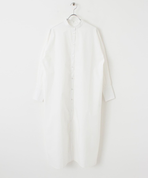 SENSE OF PLACE by URBAN RESEARCH（センスオブプレイスバイアーバンリサーチ）の「『One-C/低身長向けサイズ展開あり』コクーンスリーブシャツワンピース（シャツワンピース・レディース・ライトブルー/ブルー系その他/パープル系その他/ピンクベージュ/アイボリー・ONE/SHORT）」の21枚目の写真