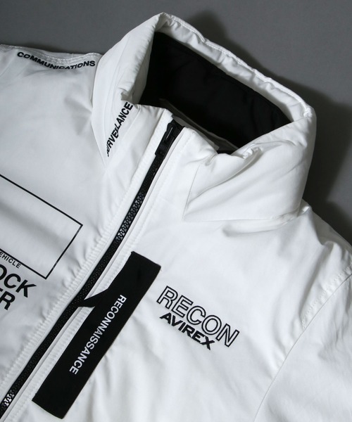 RECON AVIREX アヴィレックス フライトジャケット　M 白　ホワイト AVIREXブルゾンM白 未使用品