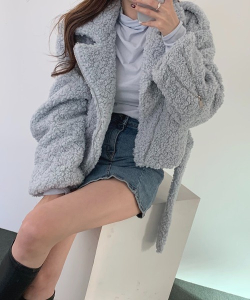 Mayree（メイリー）の「【Mayree】スリットデニムミニスカート 2022SS（デニムスカート・レディース・ブルー・SMALL/MEDIUM）」の13枚目の写真