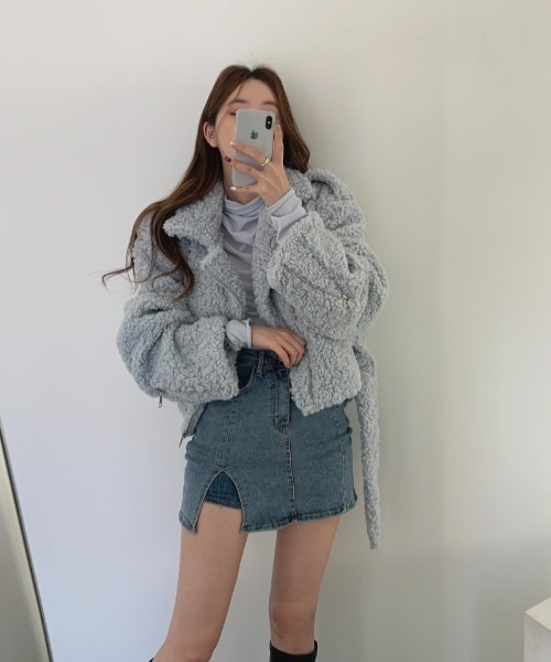 Mayree（メイリー）の「【Mayree】スリットデニムミニスカート 2022SS（デニムスカート・レディース・ブルー・SMALL/MEDIUM）」の18枚目の写真