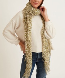 CHAN LUU | ヒョウ柄プリント 大判ストール BRH-SC-281(ストール/ショール)