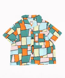 HOGAN RANCH WEAR | ソウガラオープンカラー半袖シャツ(90～150cm)(シャツ/ブラウス)