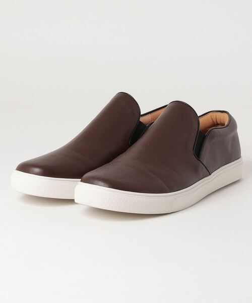 NANO universe（ナノユニバース）の「：ベーシックスリッポン２（スリッポン・メンズ・ブラック/ブラウン・26.5/27.5/25.5）」の2枚目の写真