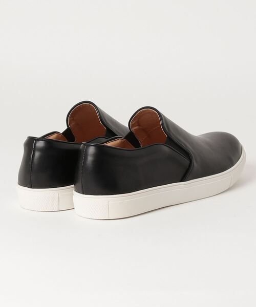 NANO universe（ナノユニバース）の「：ベーシックスリッポン２（スリッポン・メンズ・ブラック/ブラウン・26.5/27.5/25.5）」の3枚目の写真