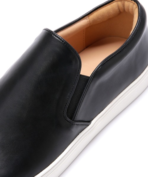 NANO universe（ナノユニバース）の「：ベーシックスリッポン２（スリッポン・メンズ・ブラック/ブラウン・26.5/27.5/25.5）」の10枚目の写真