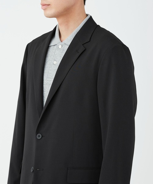 KASHIYAMA（カシヤマ）の「ウールライクポリエステル2Bジャケット（テーラードジャケット・メンズ・ブラック/ネイビー/グレー・マルチサイズ）」の13枚目の写真