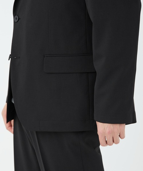 KASHIYAMA（カシヤマ）の「ウールライクポリエステル2Bジャケット（テーラードジャケット・メンズ・ブラック/ネイビー/グレー・マルチサイズ）」の15枚目の写真