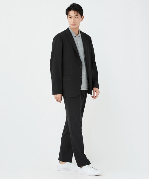 KASHIYAMA（カシヤマ）の「ウールライクポリエステル2Bジャケット（テーラードジャケット・メンズ・ブラック/ネイビー/グレー・マルチサイズ）」の4枚目の写真