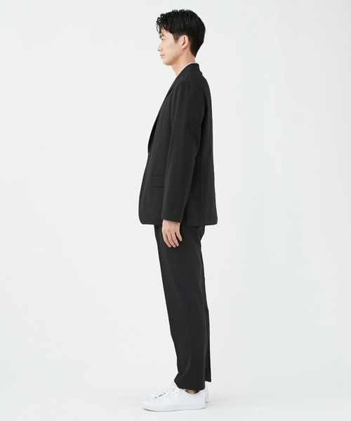 KASHIYAMA（カシヤマ）の「ウールライクポリエステル2Bジャケット（テーラードジャケット・メンズ・ブラック/ネイビー/グレー・マルチサイズ）」の7枚目の写真