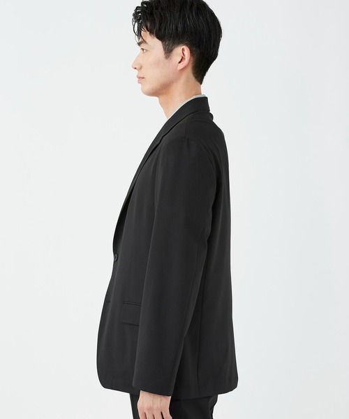 KASHIYAMA（カシヤマ）の「ウールライクポリエステル2Bジャケット（テーラードジャケット・メンズ・ブラック/ネイビー/グレー・マルチサイズ）」の11枚目の写真