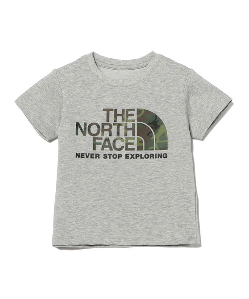 こども ビームス（コドモビームス）の「THE NORTH FACE / ショートスリーブ カモロゴ Tシャツ 22（100～150cm）（Tシャツ/カットソー・キッズ・ブラック系その他2/ホワイト・140/100/110/120/130/150）」の7枚目の写真