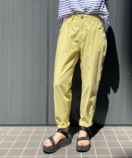 LBC(エルビーシー)の「EC限定★ゆるテーパードテーパードパンツ(その他パンツ・レディース・ブラック/パープル/ライトイエロー/ベージュ/グリーン/ブルー・S/L/M)」の6枚目の写真