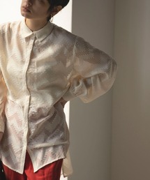marjour | GEOMETRIC SHEER SHIRTS(シャツ/ブラウス)
