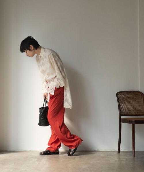 marjour（マージュール）の「GEOMETRIC SHEER SHIRTS（シャツ/ブラウス・レディース・オフホワイト・M）」の9枚目の写真