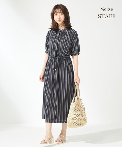ANY SIS（エニィスィス）の「【UVケア】エアリードレープスムース ワンピース（ワンピース・レディース・ダルブルー系/ネイビー系/ネイビー系1・2）」の6枚目の写真
