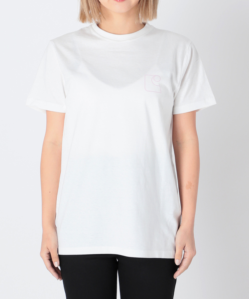 Charles Chaton（シャルルシャトン）の「C logo TEE（Tシャツ/カットソー・レディース・ホワイト/ピンク・FREE）」の22枚目の写真
