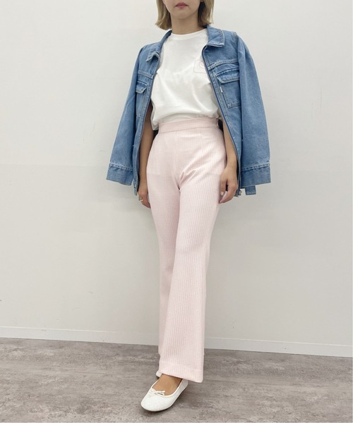 Charles Chaton（シャルルシャトン）の「C logo TEE（Tシャツ/カットソー・レディース・ホワイト/ピンク・FREE）」の11枚目の写真