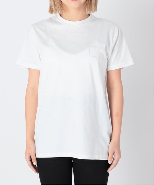Charles Chaton（シャルルシャトン）の「C logo TEE（Tシャツ/カットソー・レディース・ホワイト/ピンク・FREE）」の7枚目の写真