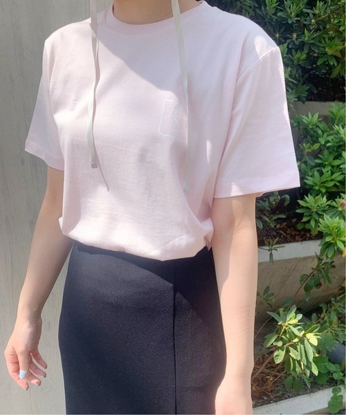 Charles Chaton（シャルルシャトン）の「C logo TEE（Tシャツ/カットソー・レディース・ホワイト/ピンク・FREE）」の20枚目の写真